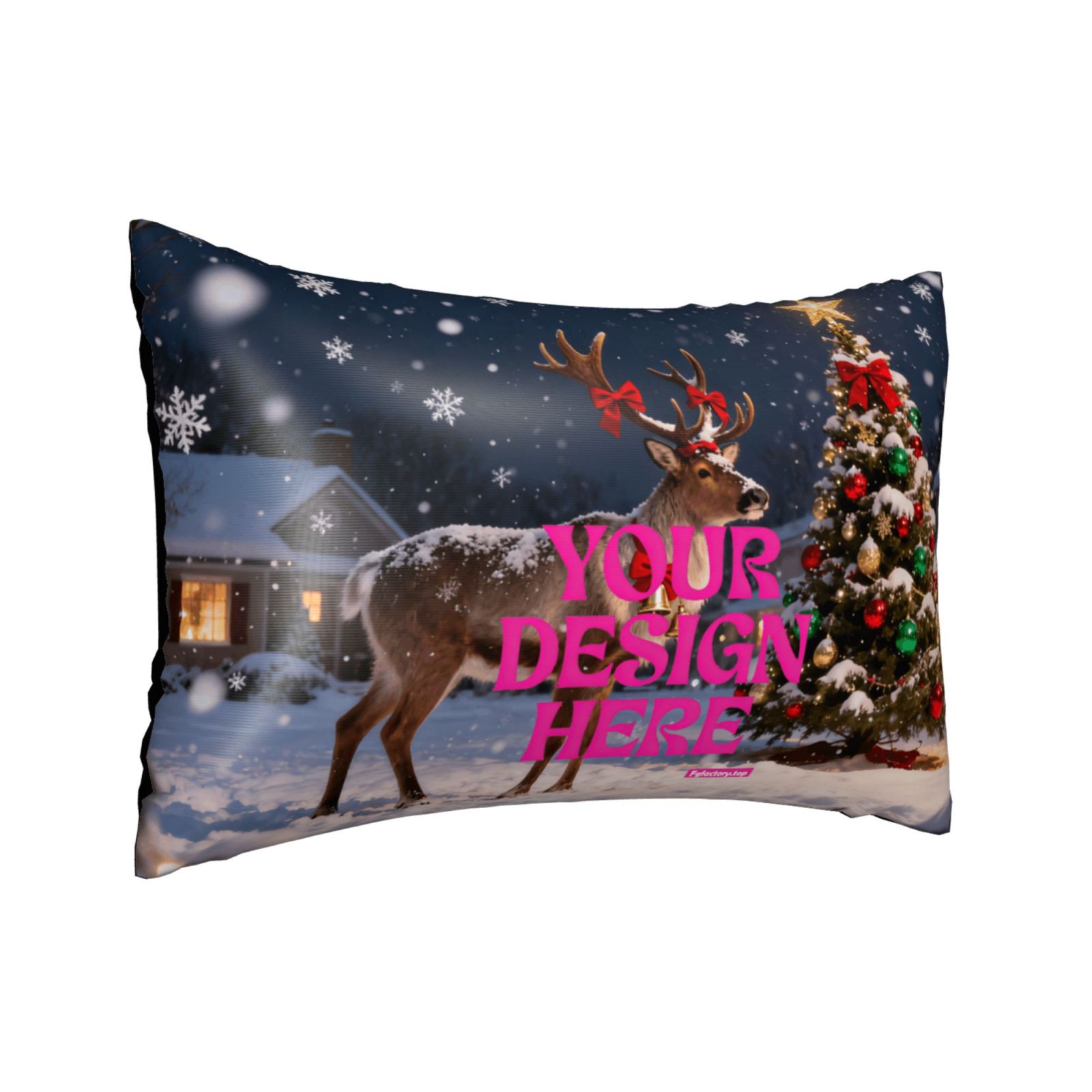 Custom Christmas Throw Pillow cover