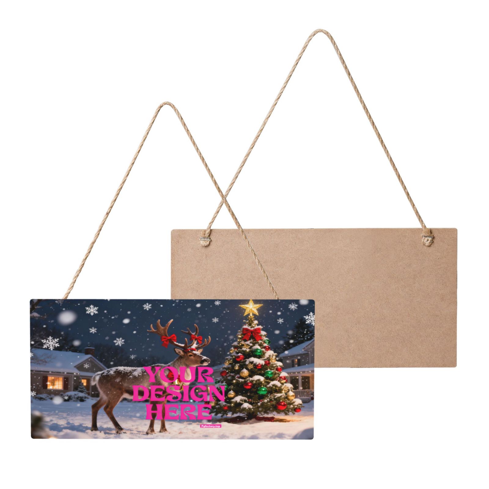 Christmas Door Hanging Sign