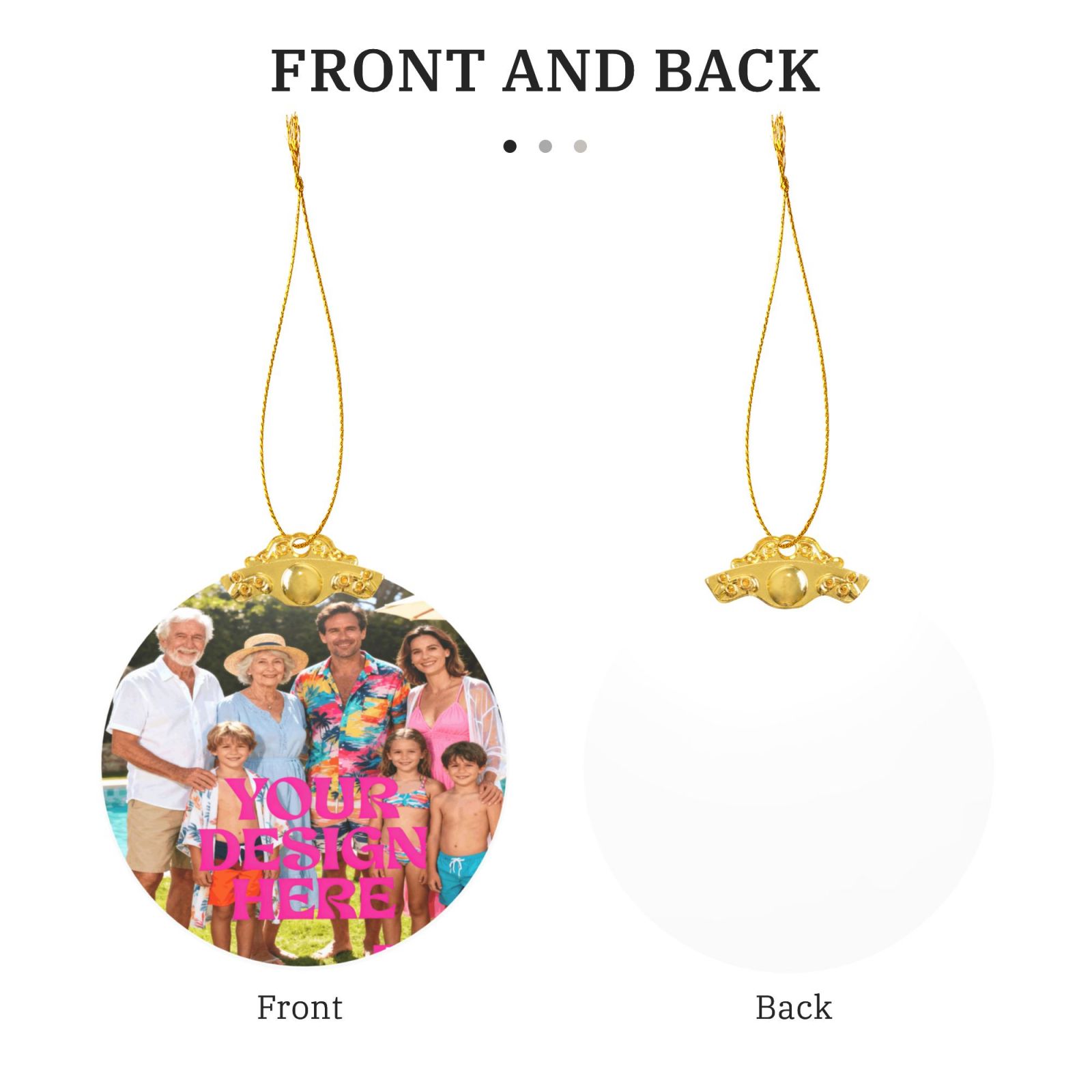 Custom Photo Ornament