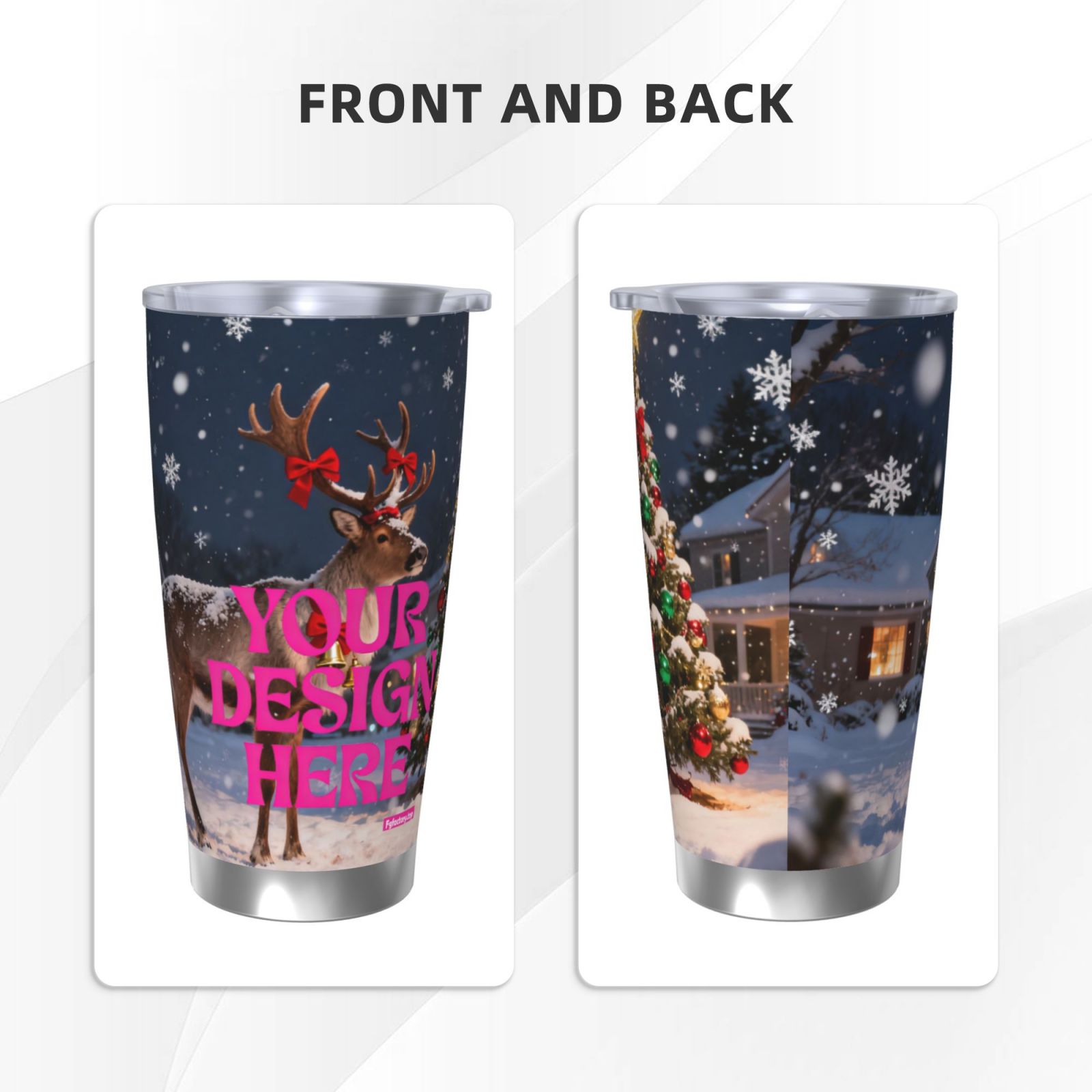 Custom Christmas Tumbler
