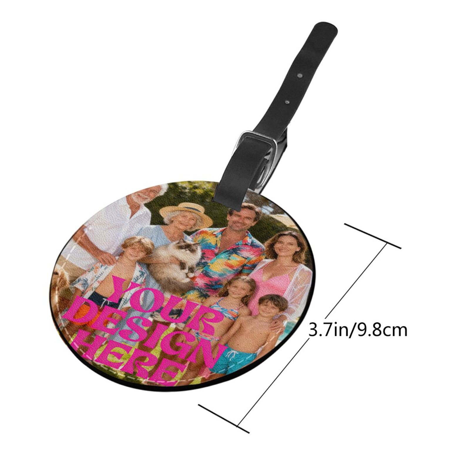 Custom Photo Luggage Tags