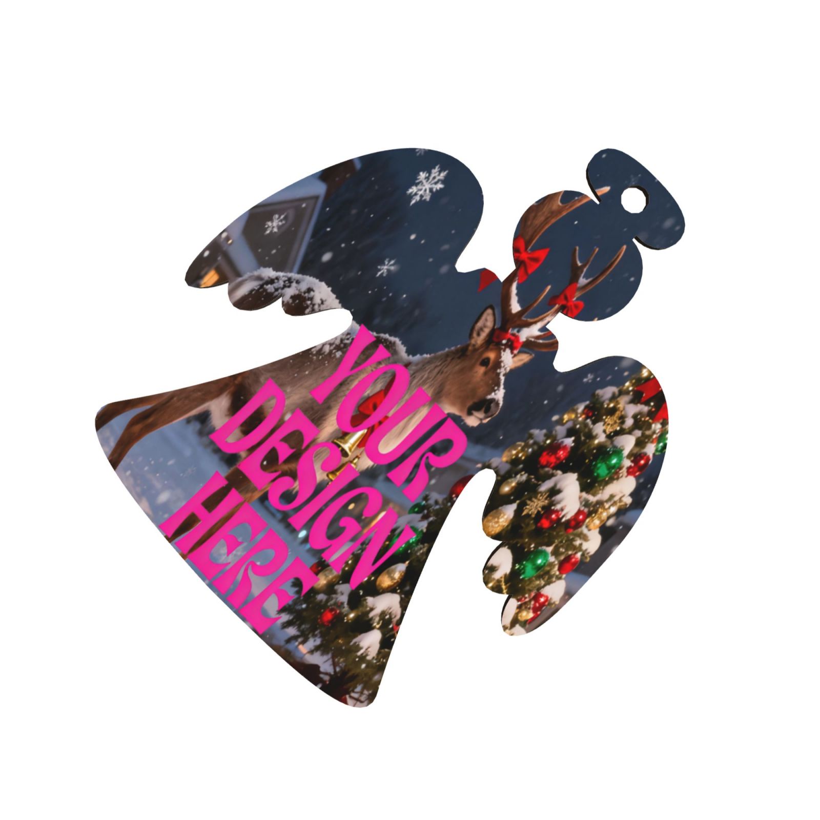 Custom Angel Christmas Ornament