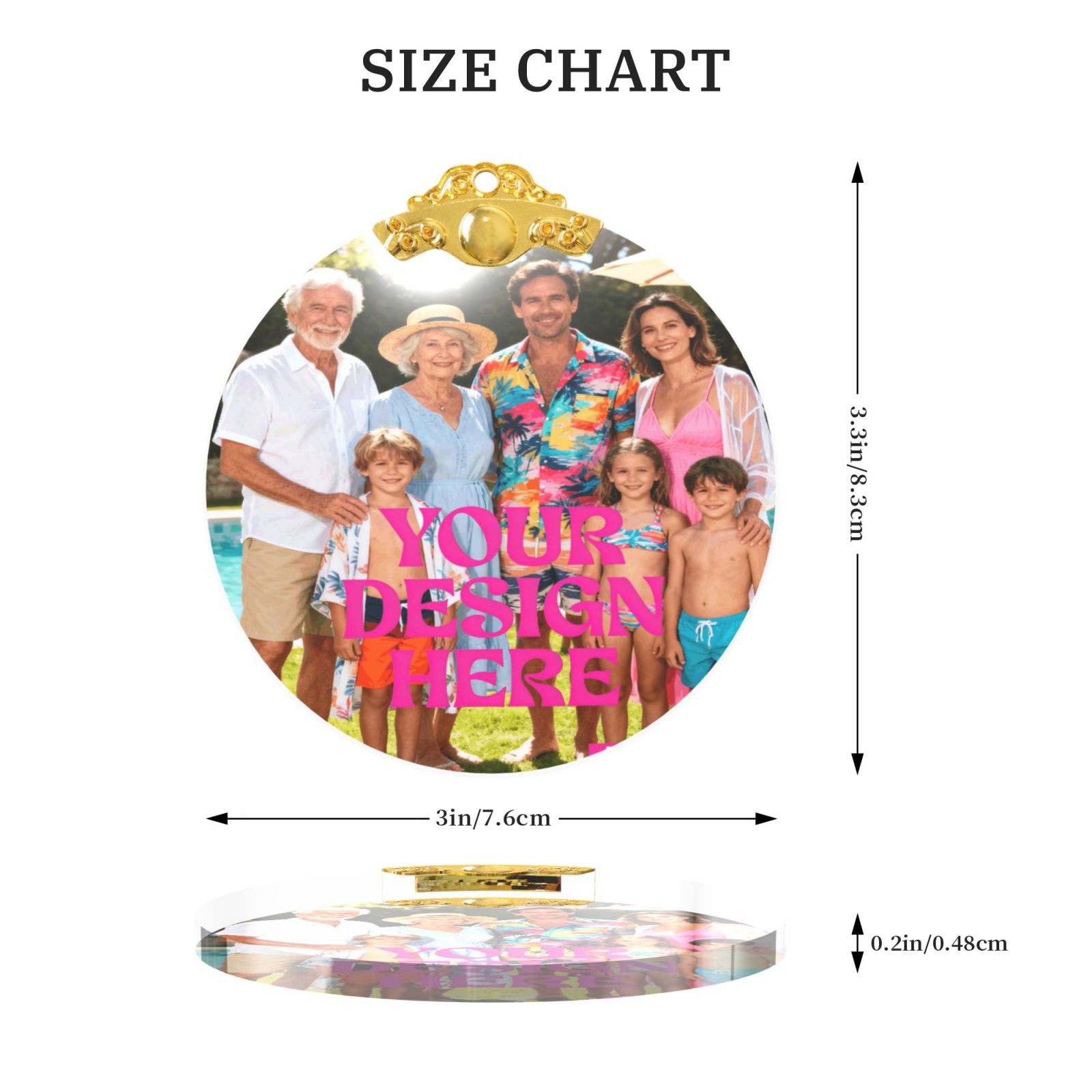 Custom Photo Ornament