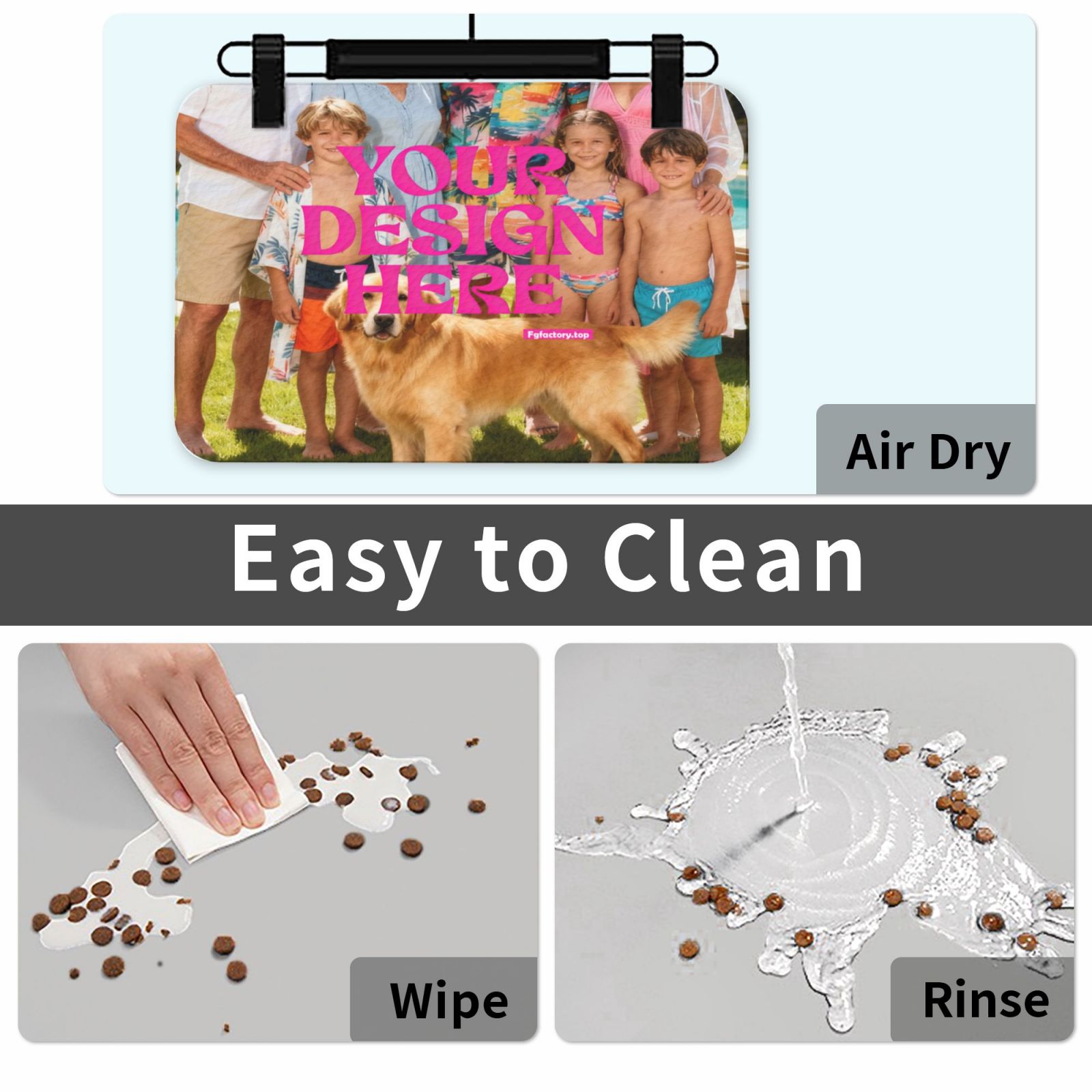 Custom Pet Feeding Mat