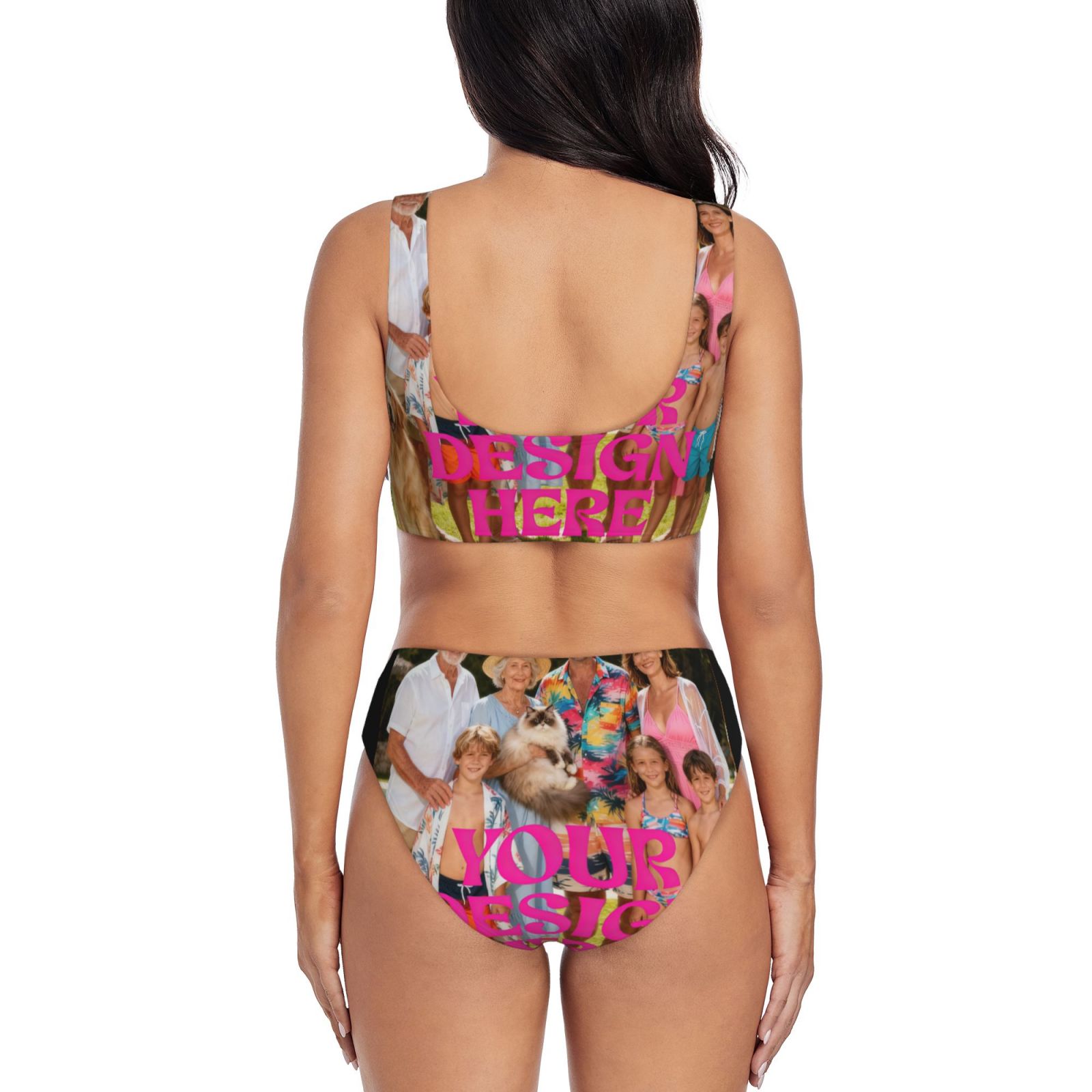 Custom Print Bikini Set