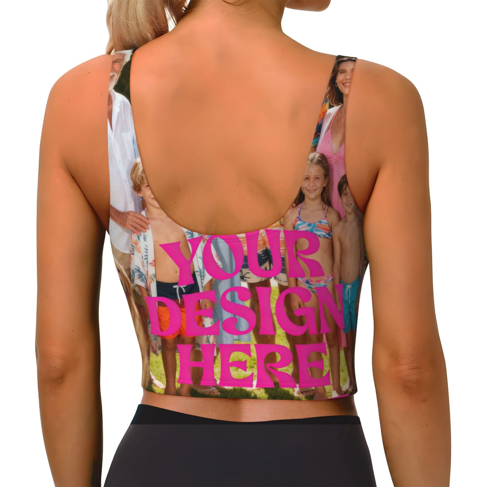 Custom Printed Sports Bra