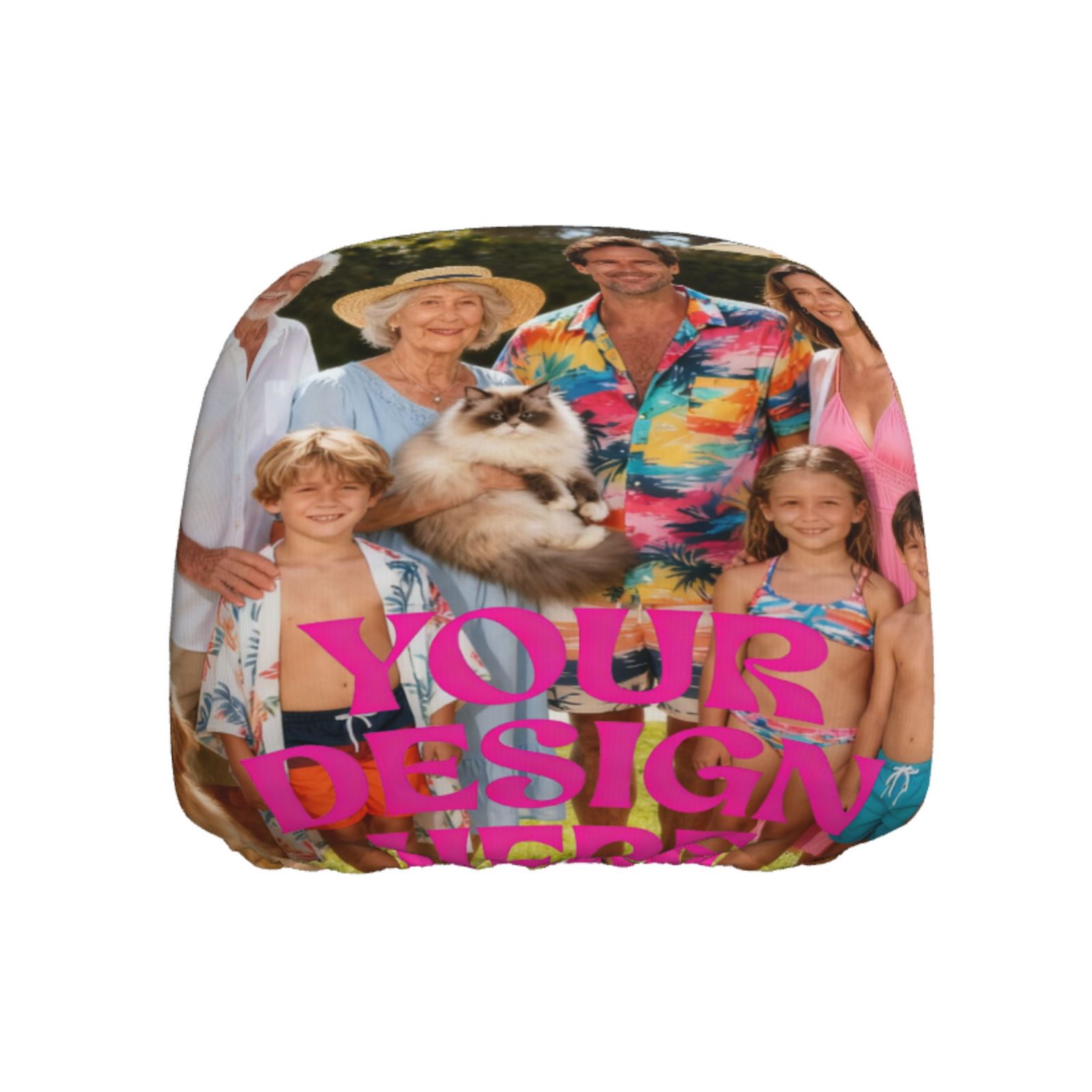 Custom Car Headrest Covers