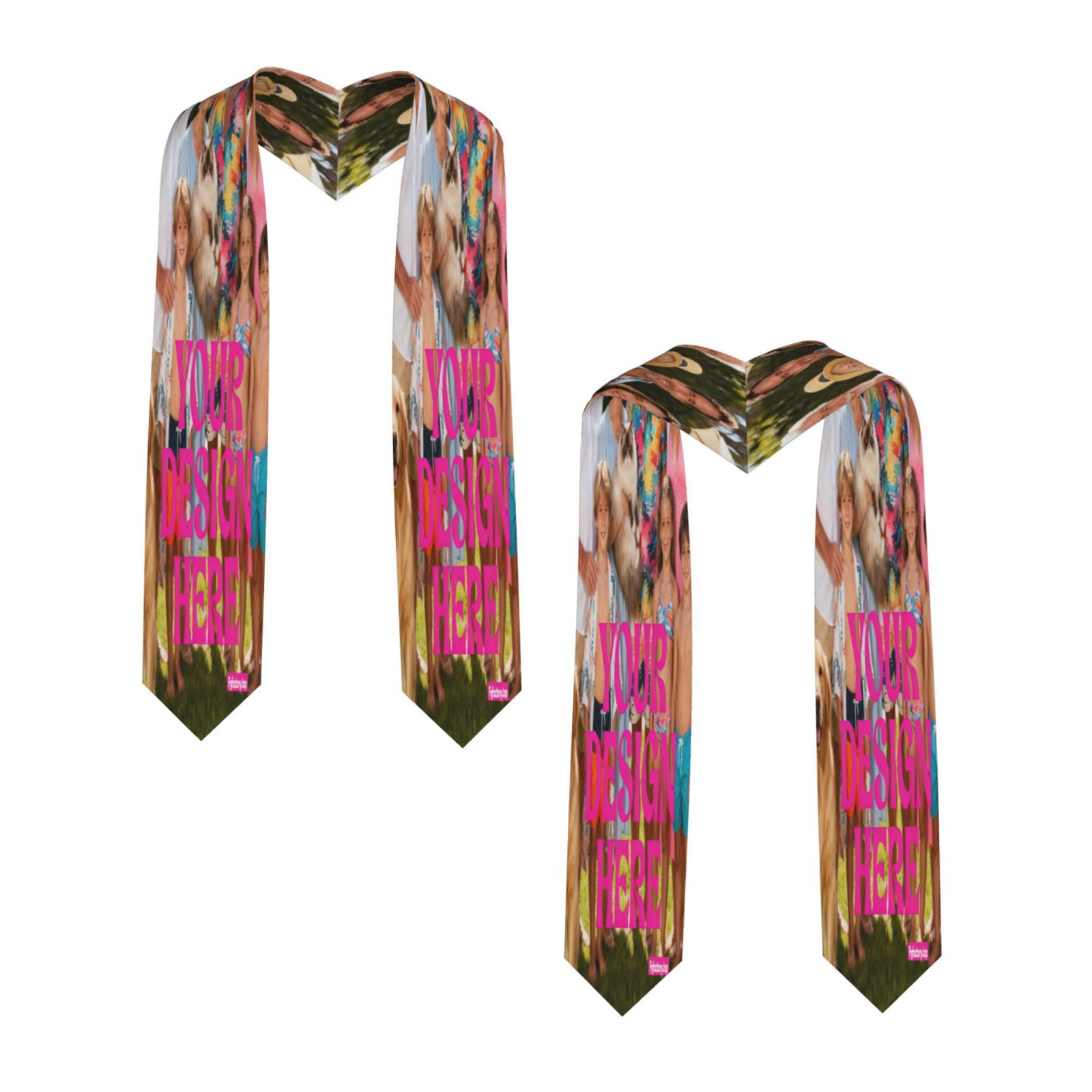 Customized personalized print on demand Graduation Gown 