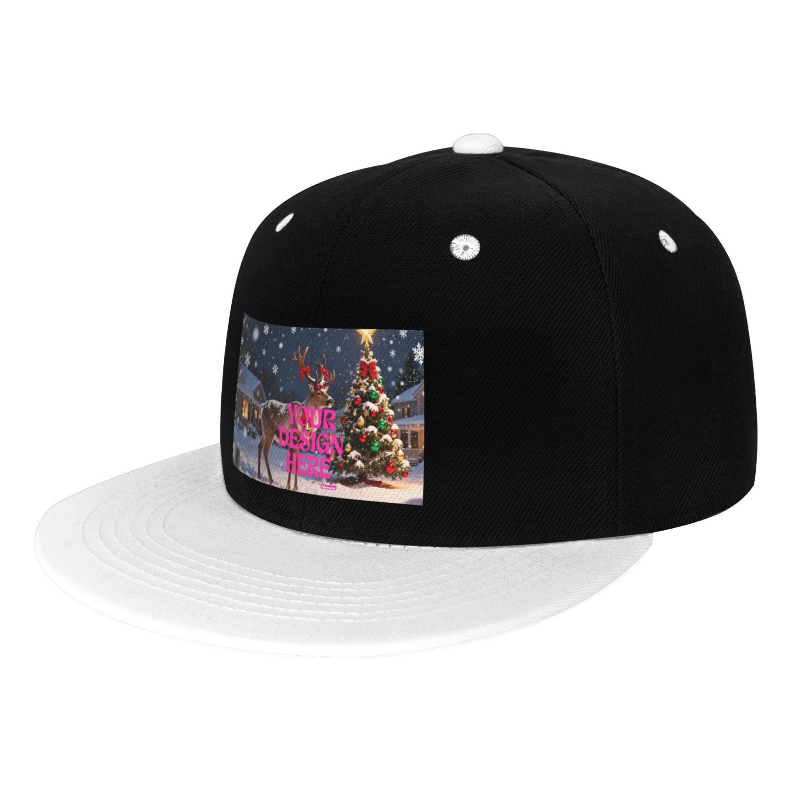 customized print on deemand Graphic Snapback Hat