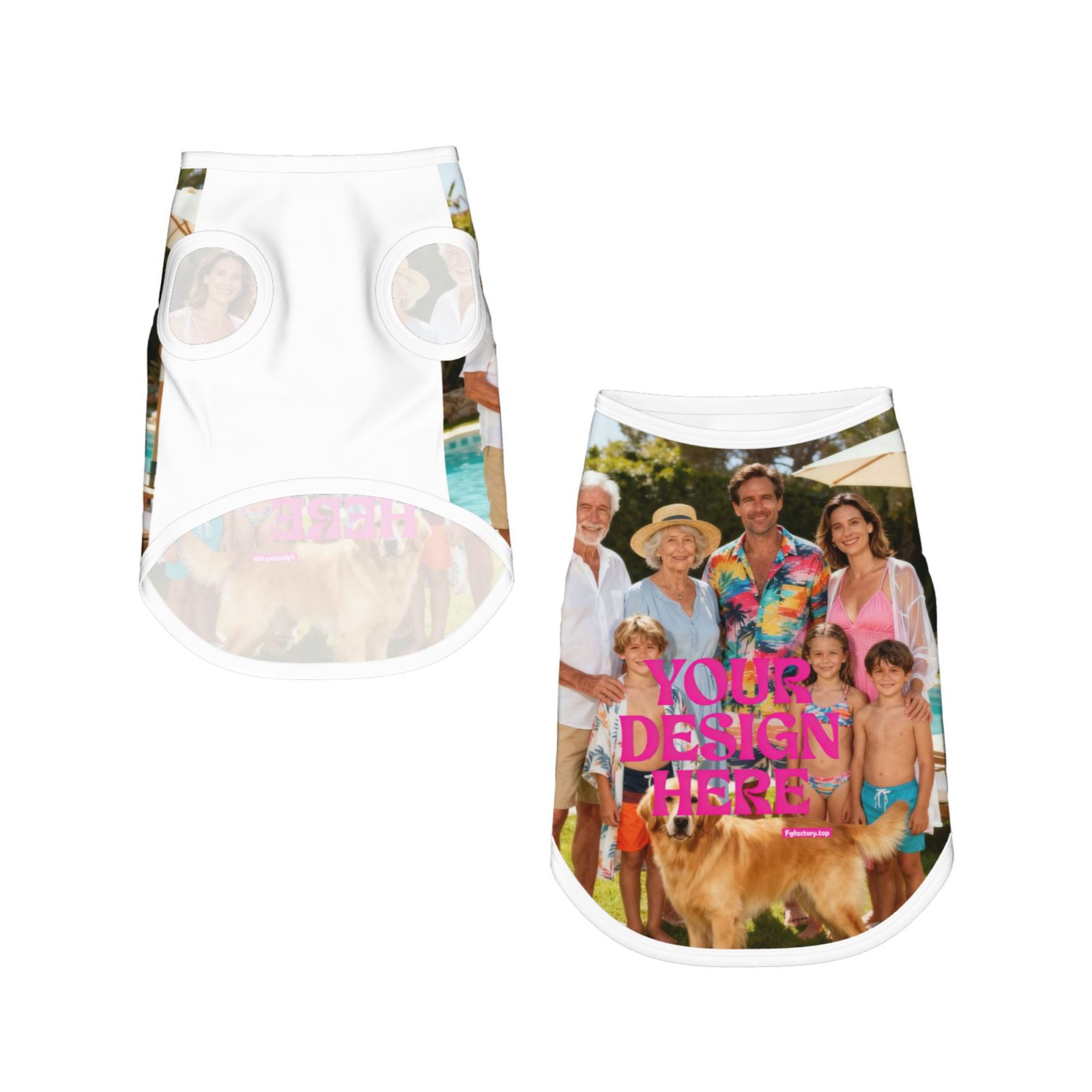 Custom Photo Dog Shirt