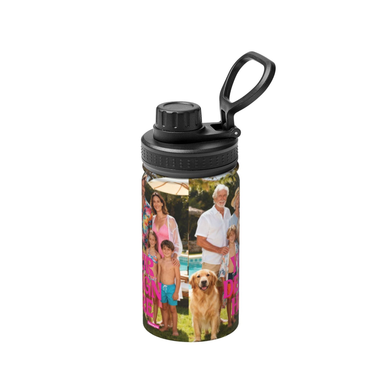 Custom Photo Water Bottle