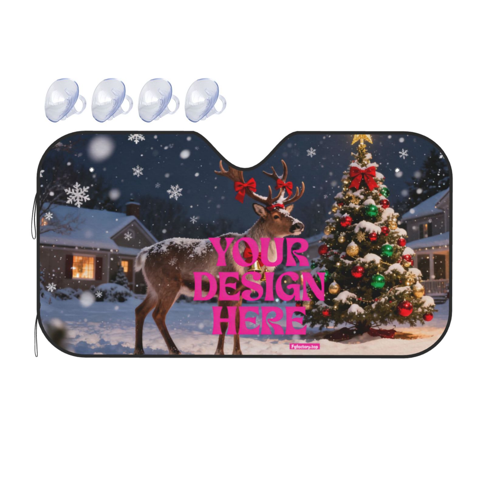 customized print on demand personalized Car Windshield Sunshade 