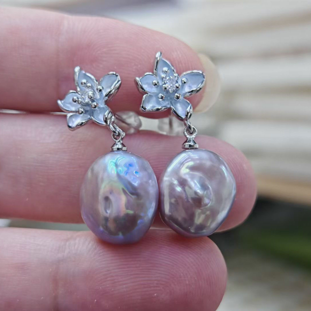 Baroque Pearl Drop Earrings