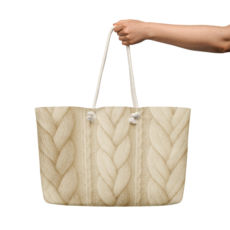 Oversized weekender bag
