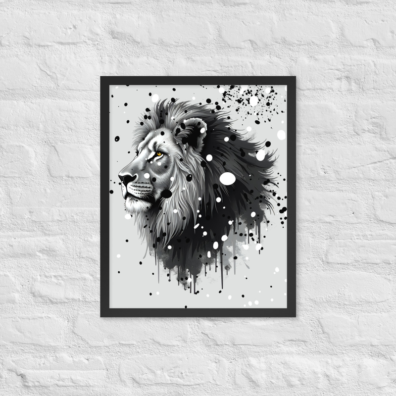Sacred Lion Framed poster
