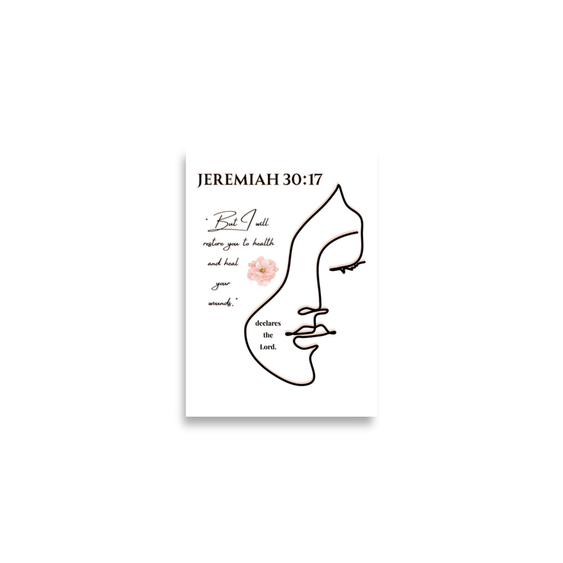 Sacred Light - Jeremiah 30:17 Poster