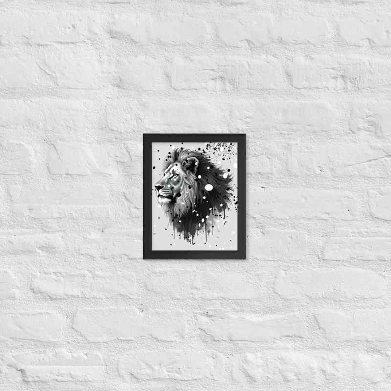 Sacred Lion Framed poster