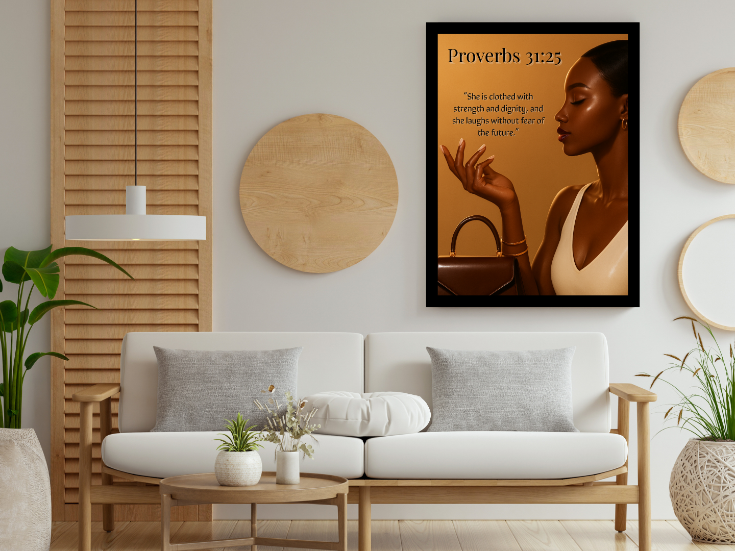 Proverbs 31:25  Wall Art