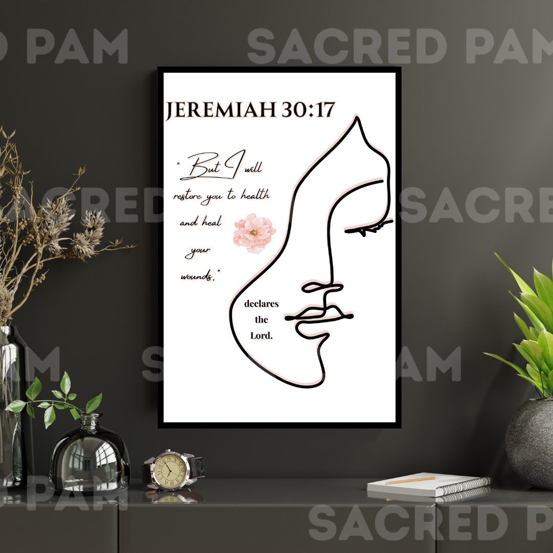 Jeremiah 30: 17 Wall Art Printable