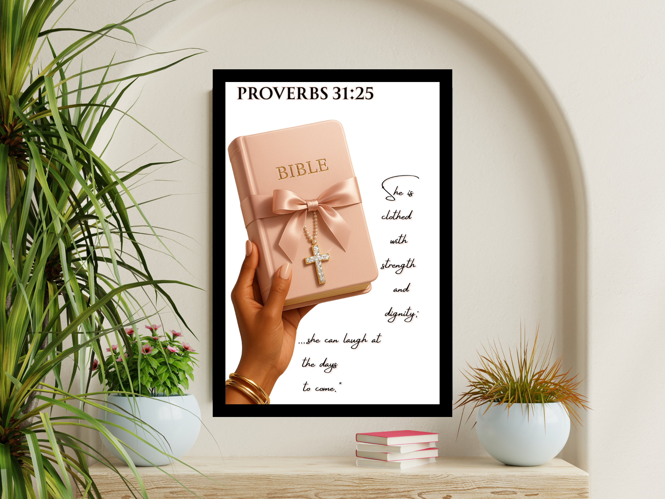 Proverbs 31:25 Wall Art Printable