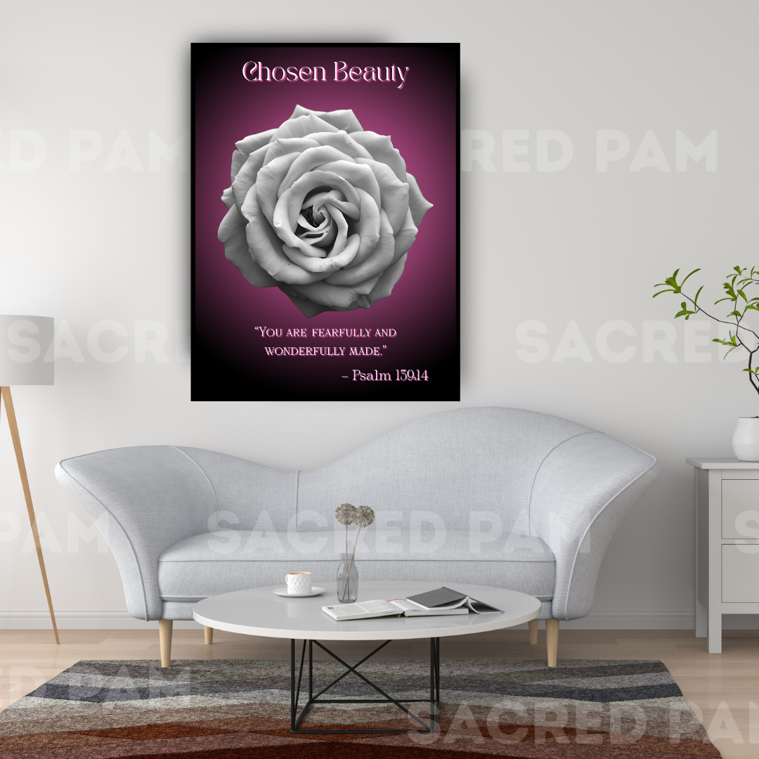 Chosen Beauty Scripture Wall Art Printable