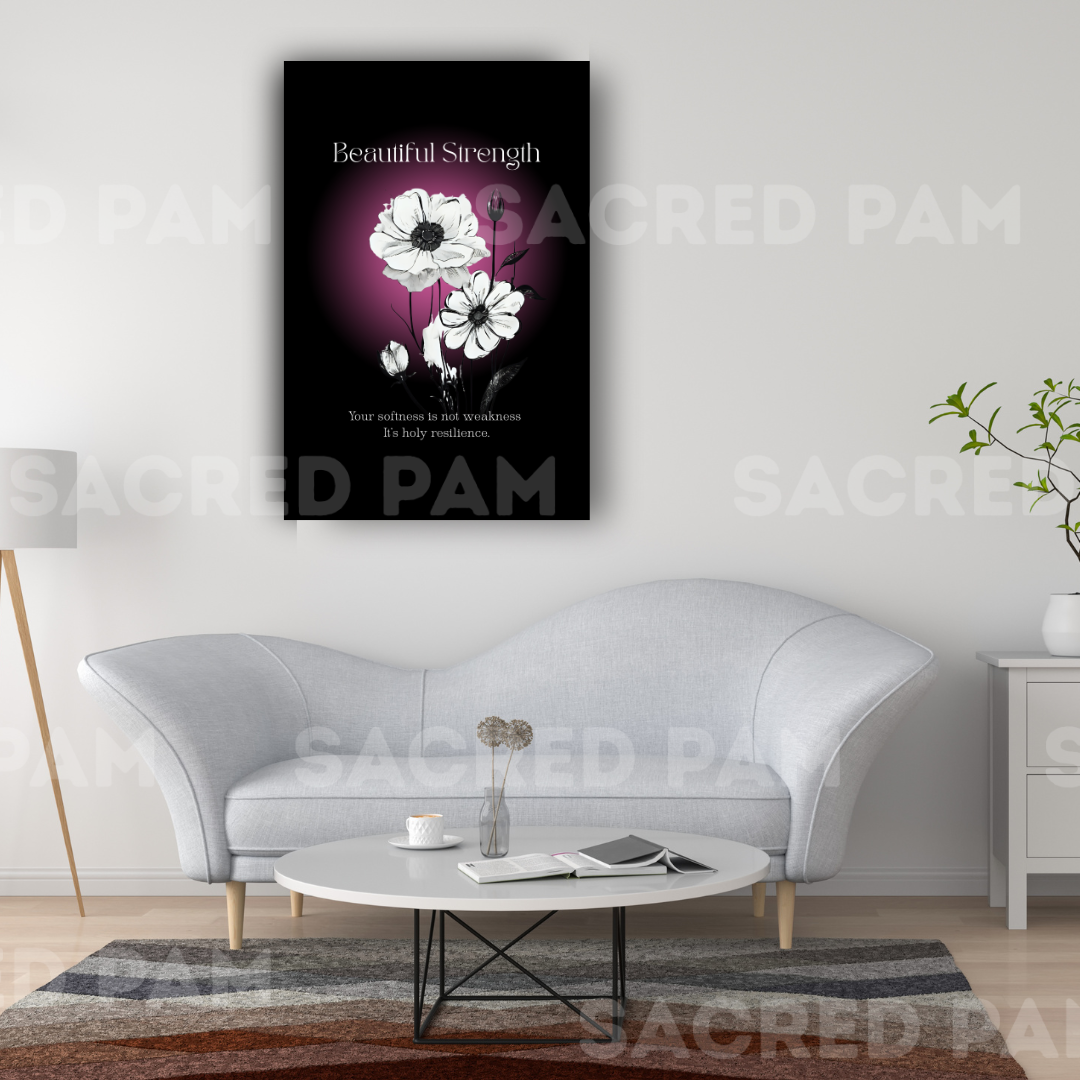 Beautiful Strength Scripture Wall Art Printable