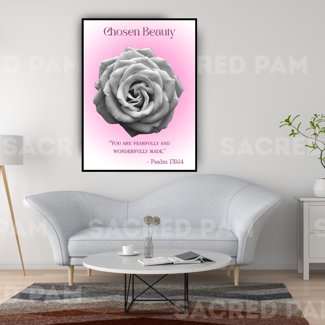 Chosen Beauty Scripture Printables Wall Art