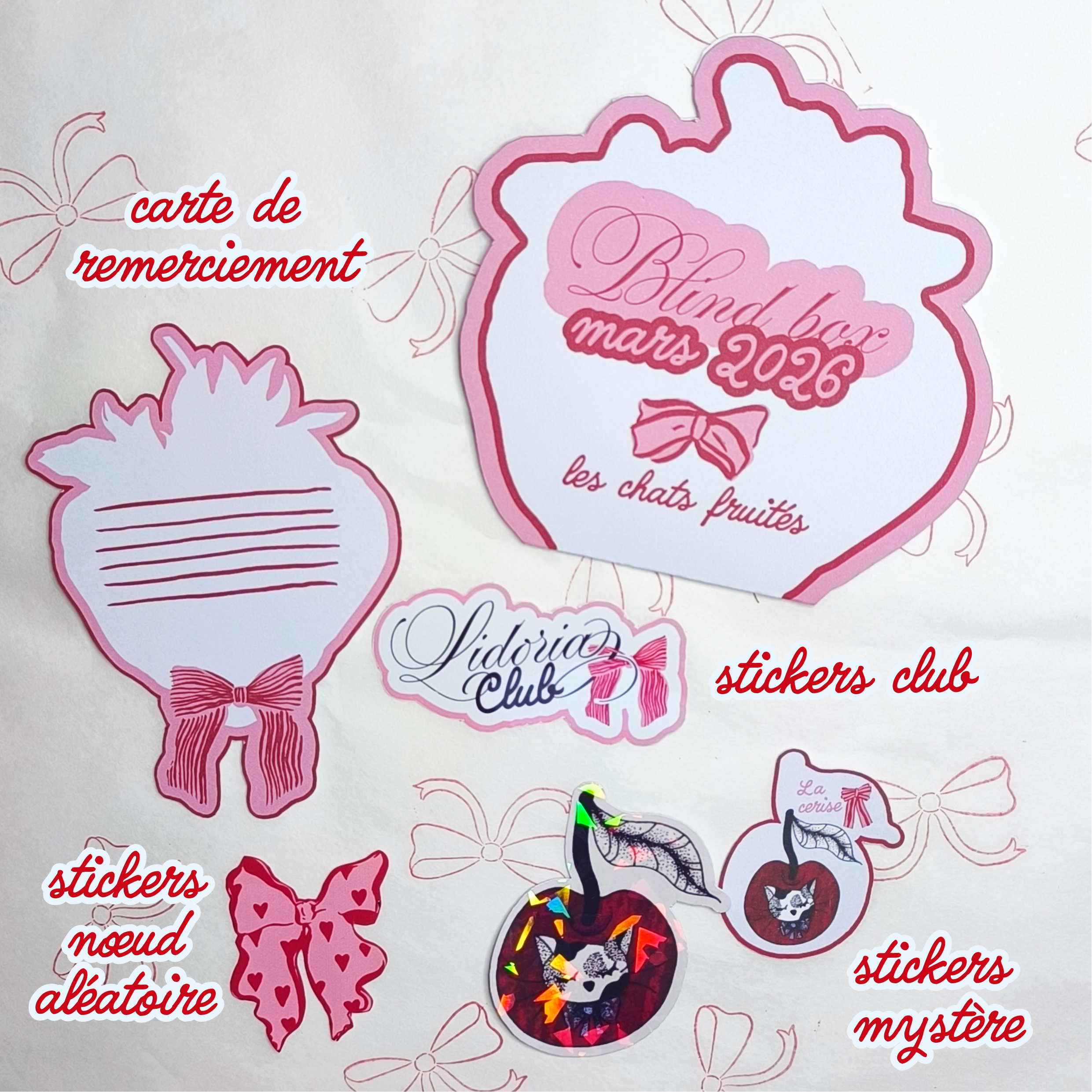 Niveau 1 : Courrier du mois - stickers mystère