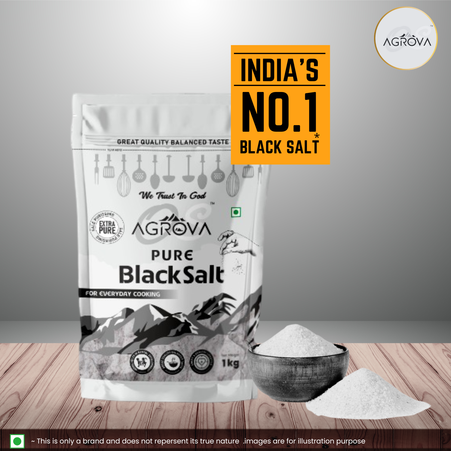 Himalaya Black Salt 1 kg pouch