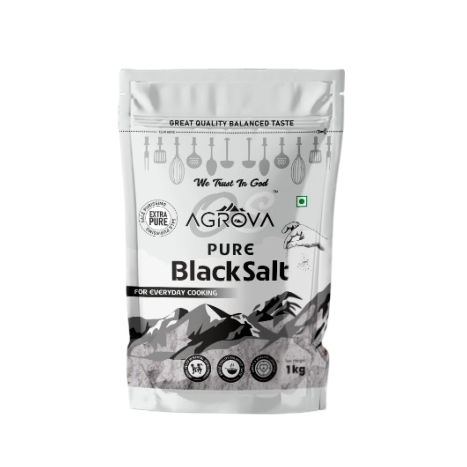 Himalaya Black Salt 1 kg pouch