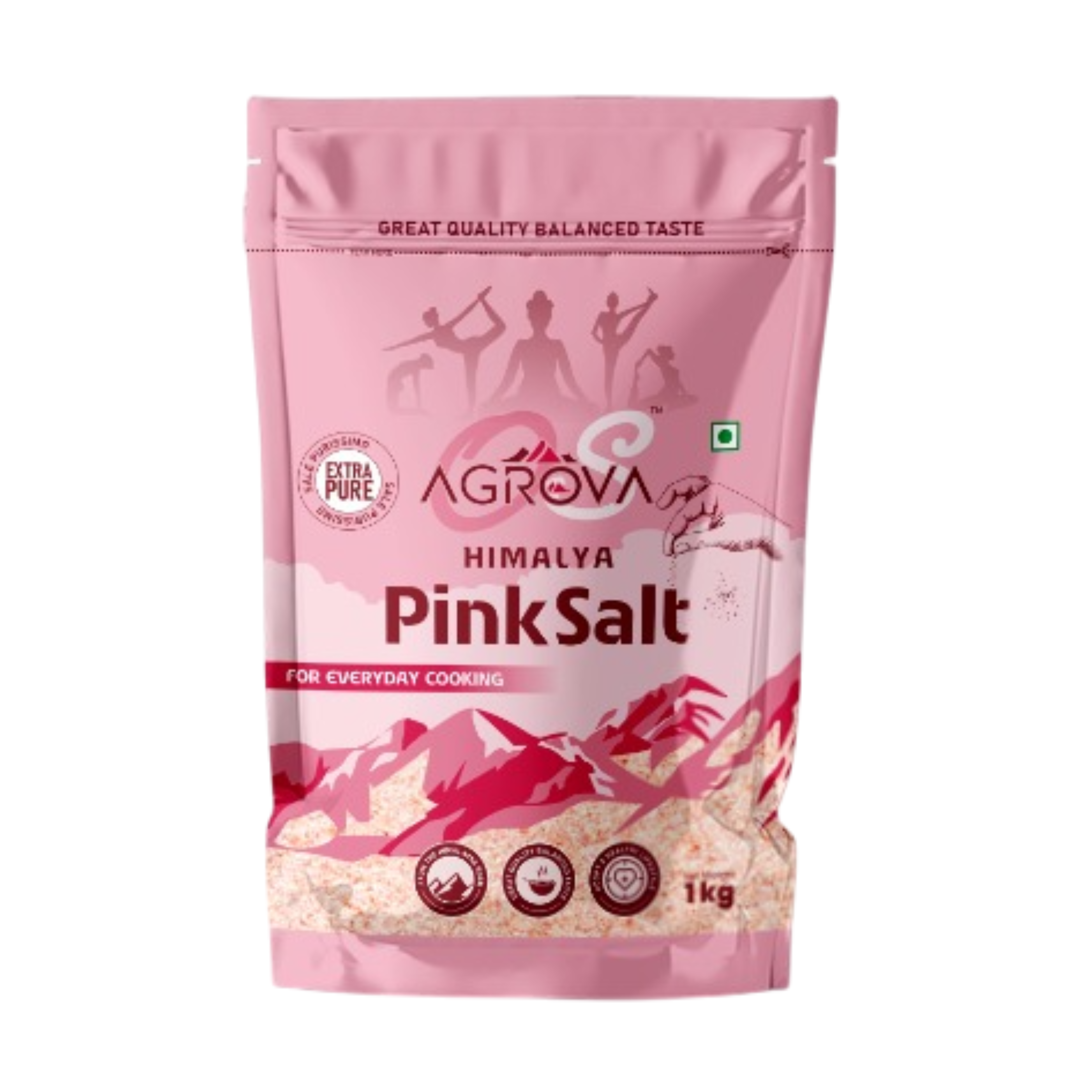 Himalayan Pink Salt Pouch (1Kg) 