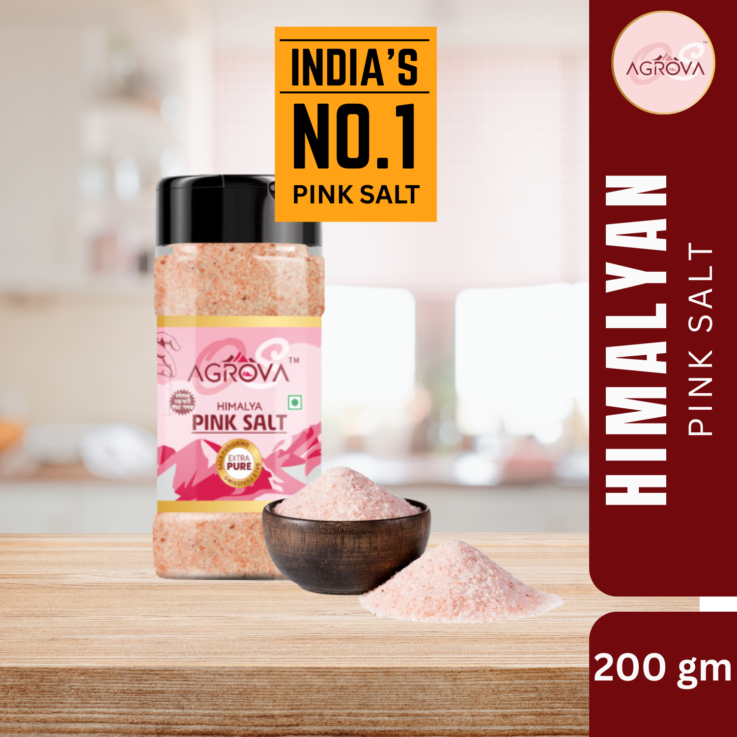 Himalayan Pink Salt Sprinkler 200 gm