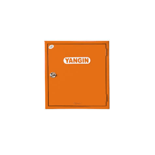 Dekoratif Turuncu Renk Modern Yangın Dolabı - Şık ve Güvenli Yangın Güvenliği Çözümü