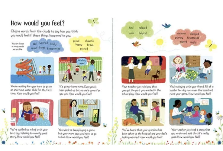 Usborne ~ All About Feelings by Felicity Brooks (Hardcover)