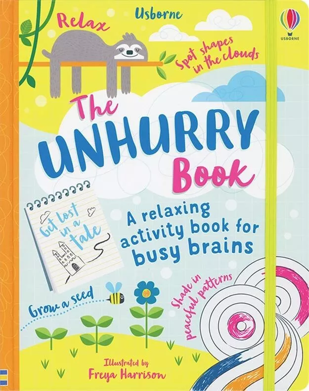 The Unhurry Book by Usborne Books ~ Brand New Activity Book for Kids