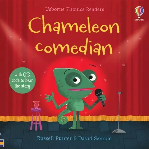 Chameleon Comedian ~ with QR Code To Hear The Story ~ New Children's Book!