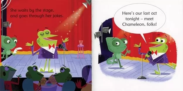 Chameleon Comedian ~ with QR Code To Hear The Story ~ New Children's Book!
