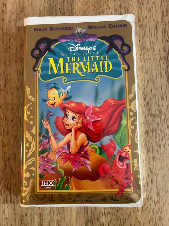 Walt Disney's The Little Mermaid (VHS, 1998) Special Edition Fully Restored