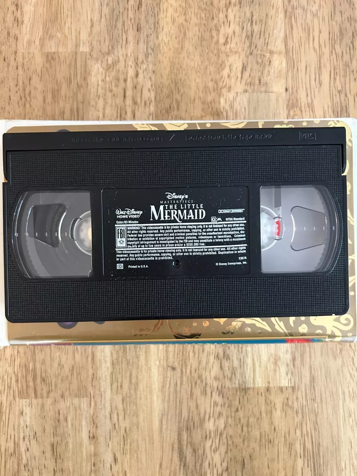 Walt Disney's The Little Mermaid (VHS, 1998) Special Edition Fully Restored