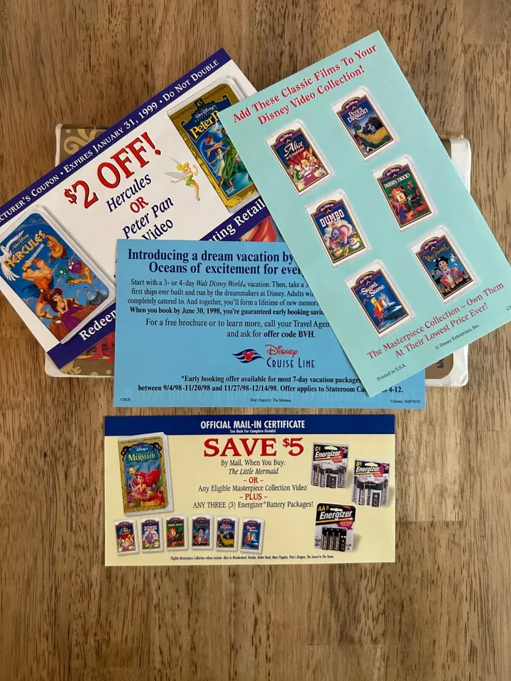 Walt Disney's The Little Mermaid (VHS, 1998) Special Edition Fully Restored