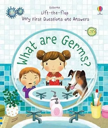 What are Germs? (Very First lift-the-flap) - Board book By Usborne - BRAND NEW!