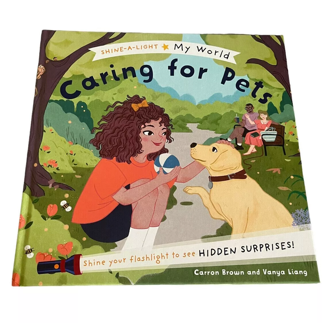 Caring For Pets (A Shine-A-Light Book ) - Hardcover By Usborne Books ~ Brand New
