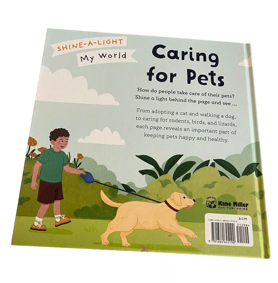 Caring For Pets (A Shine-A-Light Book ) - Hardcover By Usborne Books ~ Brand New
