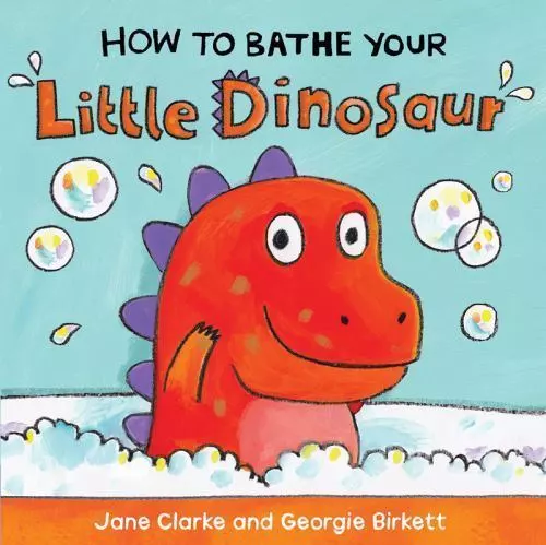 How to Bathe Your Little Dinosaur - by Usborne Books ~ New Board book