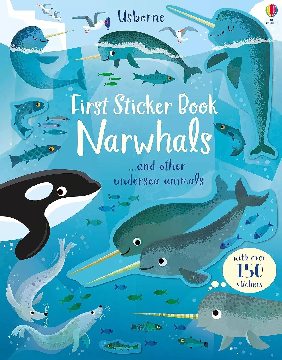 First Sticker Book Narwhals (First Sticker Books) by Usborne Books ~ New