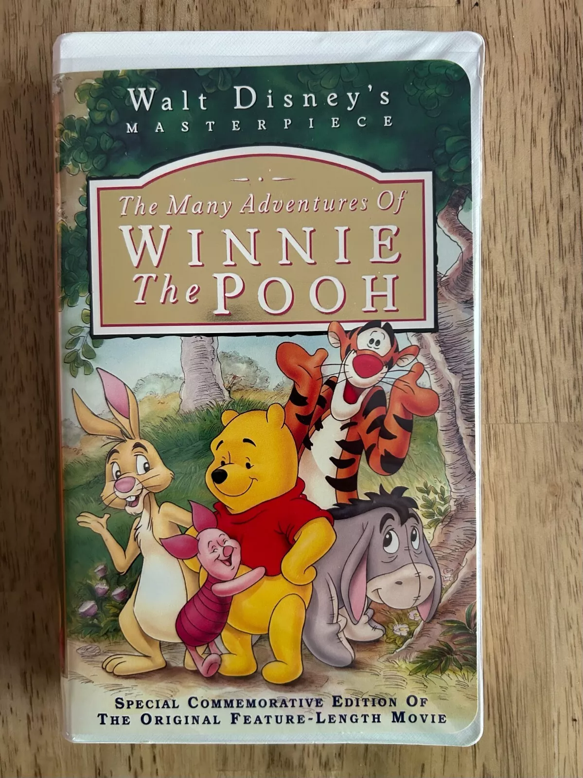 The Many Adventures of Winnie the Pooh VHS 1996 Commemorative Disney Masterpiece