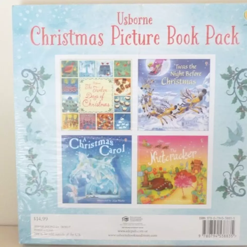 The Twelve Days of Christmas ~ 4 book collection ~ by Usborne Books NEW ~ SEALED