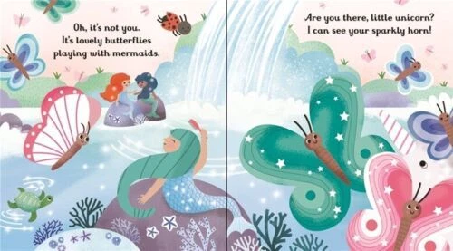 Little Peek Through Are You There Little Unicorn? (Board Book) NEW!