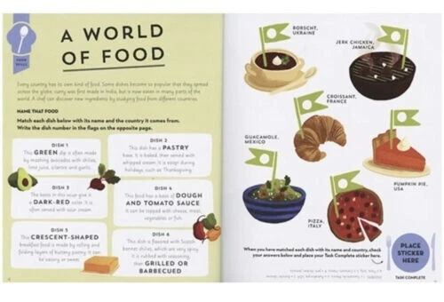 Chef Academy by Usborne Books ~ GREAT BOOK FOR YOUR YOUNG CHEF ~ Brand New