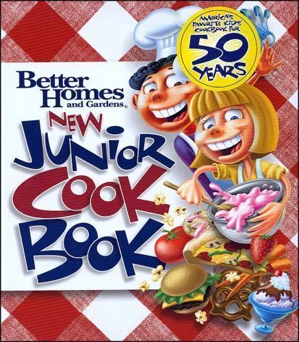 New Junior Cookbook (Better Homes & Gardens) - Hardcover-spiral - Excellent!!